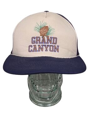 Vintage Grand Canyon Arizona Pinecone Trucker Hat Mesh Snapback Cap Crown Cap